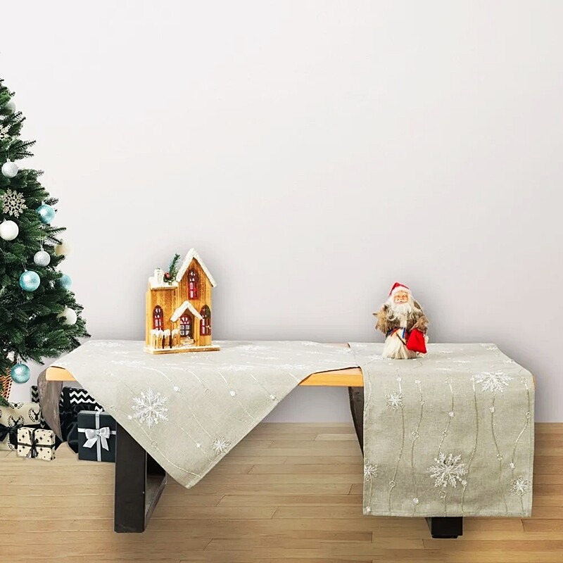 Καρέ Κέντημα 190298 Gray - Ilis Home
