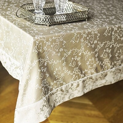 Τραπεζομάντηλο 160X320 εκ. Ζακάρ Granada Beige - Ilis Home