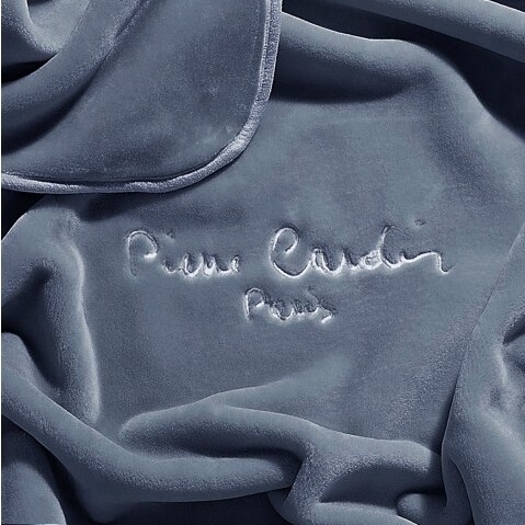 Κουβέρτα Βελουτέ Μονή 545 Anthracite (70)  - Pierre Cardin