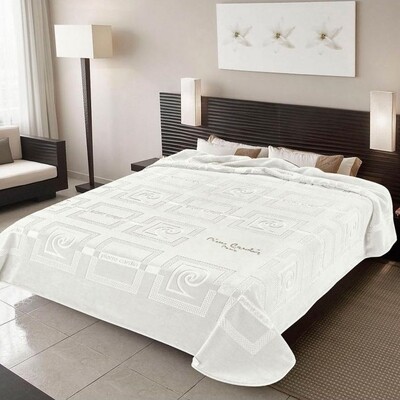 Κουβέρτα Βελουτέ Υπέρδιπλη 657 Natural (29)  - Pierre Cardin