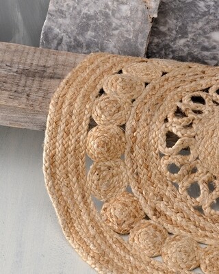 Χαλάκι Jute Cougar Beige 120 εκ. - Rythmos