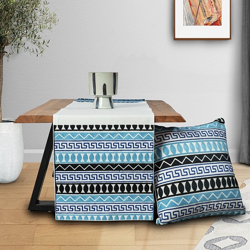 Τραβέρσα Κέντημα Αλυσοβελονιά 450223 - Ilis Home