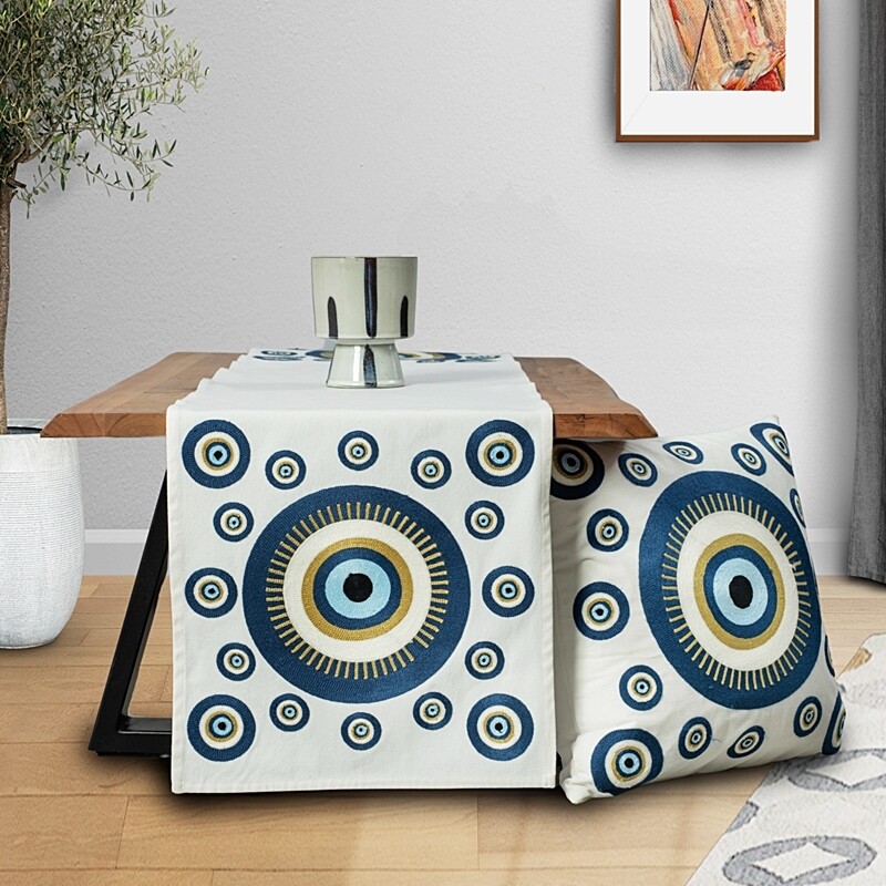 Τραβέρσα Κέντημα Αλυσοβελονιά 450292 - Ilis Home