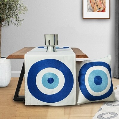 Τραβέρσα Κέντημα Αλυσοβελονιά 450290 - Ilis Home