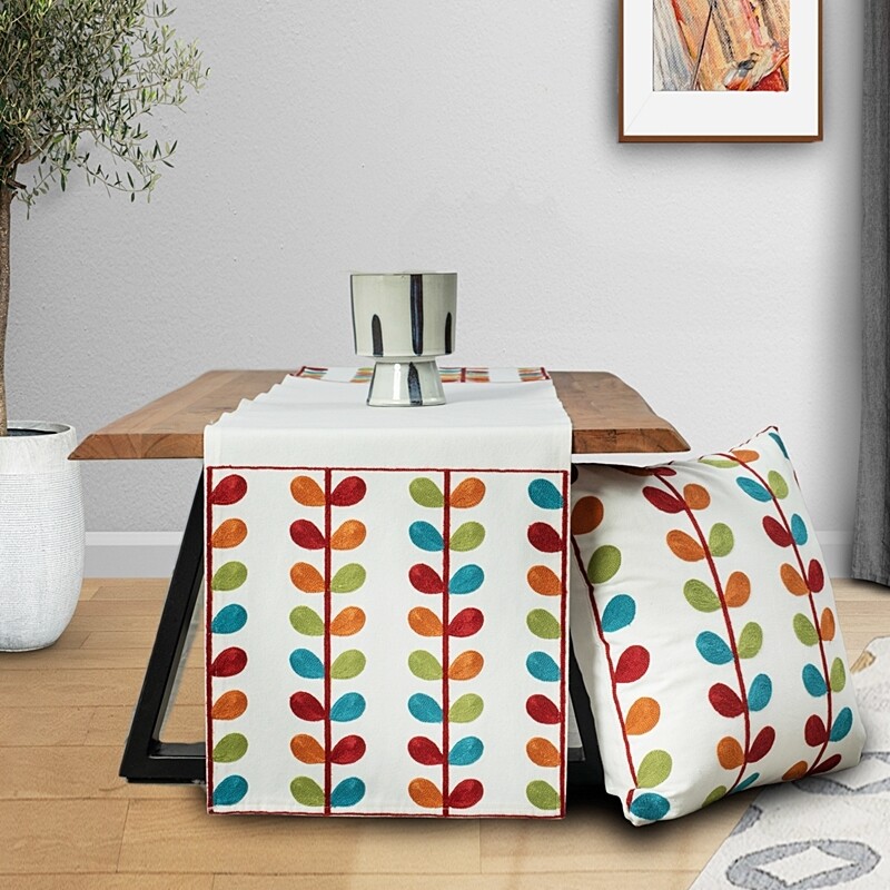 Τραβέρσα Κέντημα Αλυσοβελονιά 450739 - Ilis Home