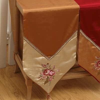 Τραβέρσα Κέντημα 72324 Καφέ - Ilis Home