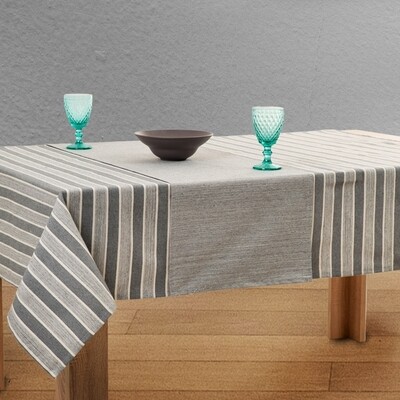 Τραπεζομάντηλο 140Χ220 εκ. Ριγε Aries Gray - Ilis Home