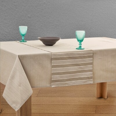 Τραπεζομάντηλο 150Χ280 εκ. Μονόχρωμο Virgo Beige - Ilis Home