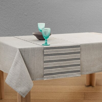 Τραπεζομάντηλο 140Χ140 εκ. Μονόχρωμο Virgo Gray - Ilis Home