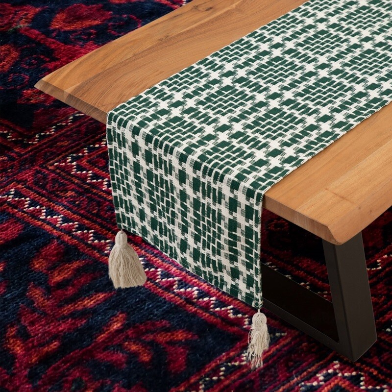 Τραβέρσα Ζακάρ 260500 Πράσινο - Ilis Home