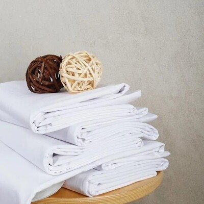 Σεντόνι Ξενοδοχείου Dafni 280Χ300 εκ. 50% Βαμβάκι-50% Polyester - 160 Κλωστών