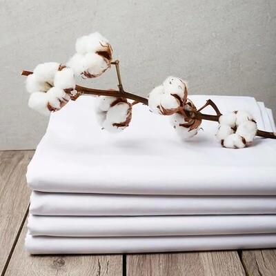 Σεντόνι Ξενοδοχείου Percale 200tc 240Χ270 εκ. Βαμβάκι 100% 200 Κλωστών