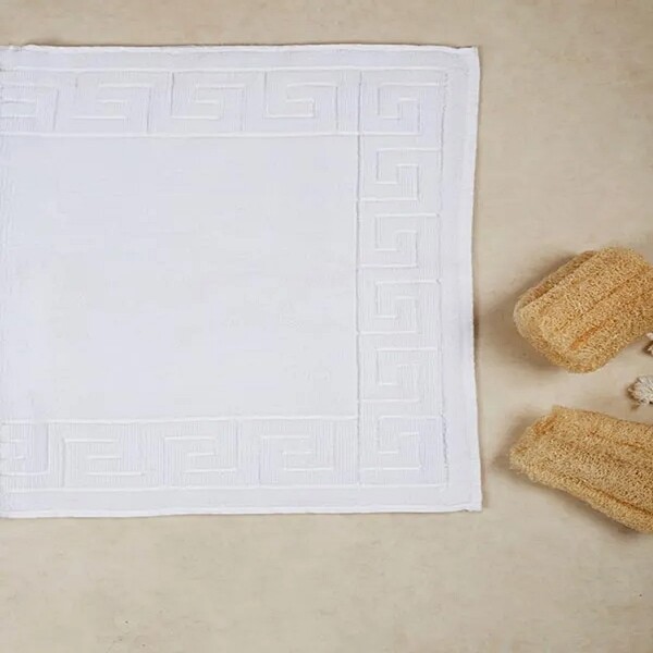 Πατάκι Ξενοδοχείου Maiandros White 50Χ75 εκ. 100% Βαμβάκι