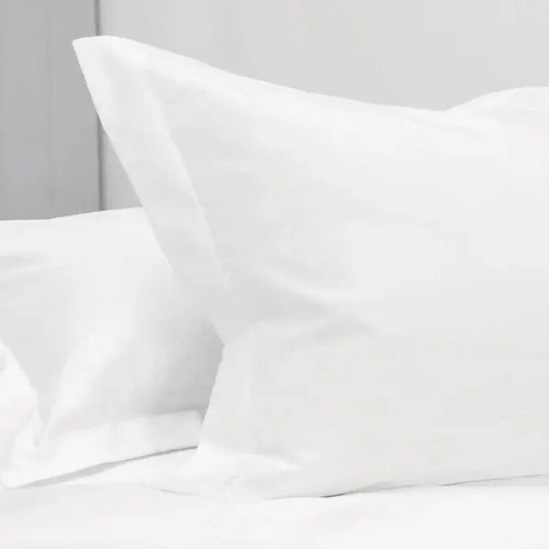 Σετ Σεντόνια King Size Plain White Βαμβακοσατέν 100% - Sunshine