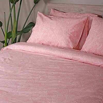 Παπλωματοθήκη Διπλή 200Χ250 εκ. Cotton Feelings 2040 Pink - Sunshine