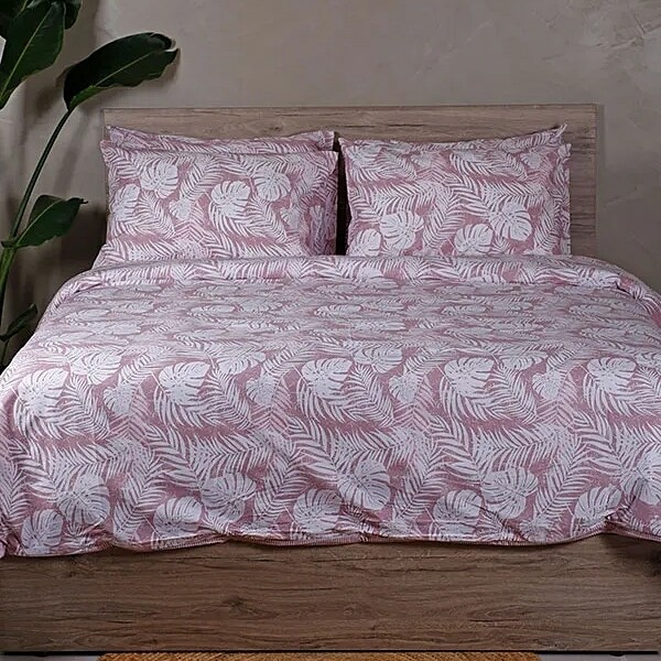 Παπλωματοθήκη Υπέρδιπλη 230Χ250 εκ. Cotton Feelings 2038 Pink - Sunshine