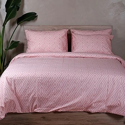 Παπλωματοθήκη Υπέρδιπλη 230Χ250 εκ. Cotton Feelings 2042 Pink - Sunshine