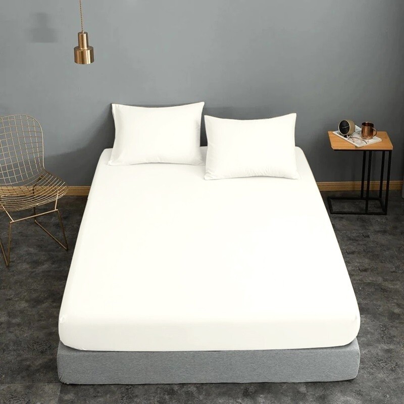 Μαξιλαροθήκες Cotton Line Ζευγάρι White - Komvos