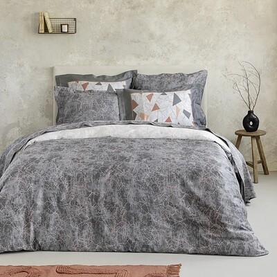 Σετ Σεντόνια Υπέρδιπλα Cottonsatin-220 Tc Marble - Nima Home