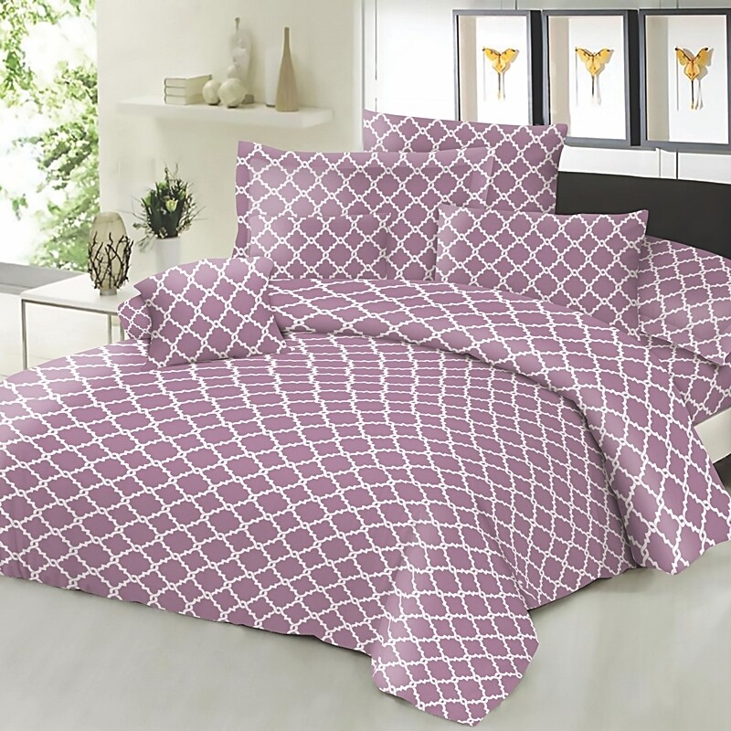 Σεντόνι Υπέρδιπλο με Λάστιχο Cotton Line 160Χ200+30 εκ. Montana Rotten Apple - Komvos