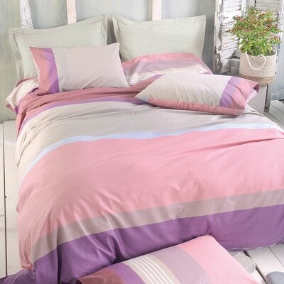 Σετ Σεντόνια Υπέρδιπλα Next Savoy Pink - Rythmos