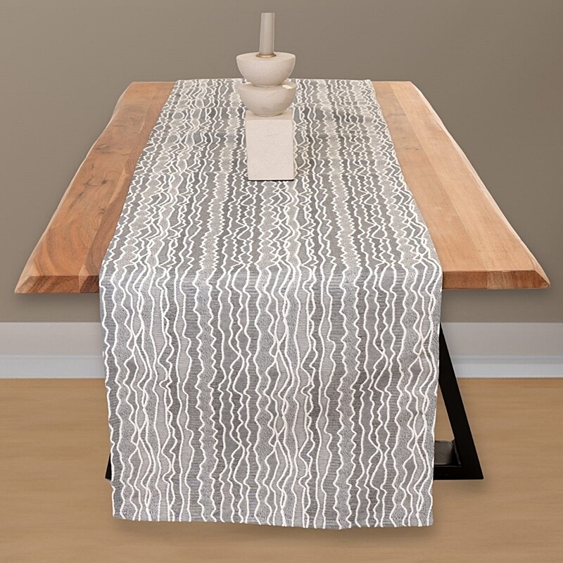 Τραπεζομάντηλο 160Χ220 εκ. Ζακάρ Salma Γκρι - Ilis Home