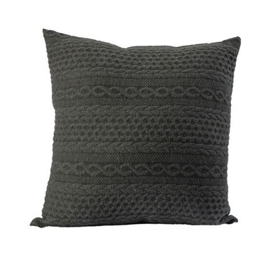Μαξιλαροθήκη Βελούδο 170590 Dark Gray - Ilis Home