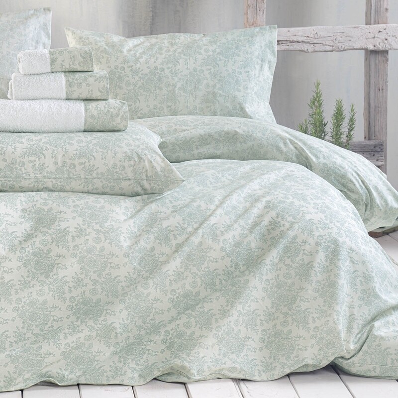 Σετ Πάπλωμα Υπέρδιπλο Nova Bendetta Light Green - Rythmos