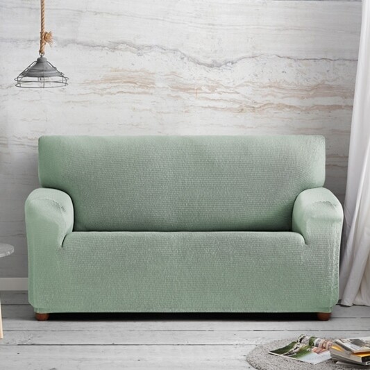 Σετ Καλύμματα Διθέσιο &amp; Τριθέσιο Tunez Μέντα Λύκρα Ελαστικό