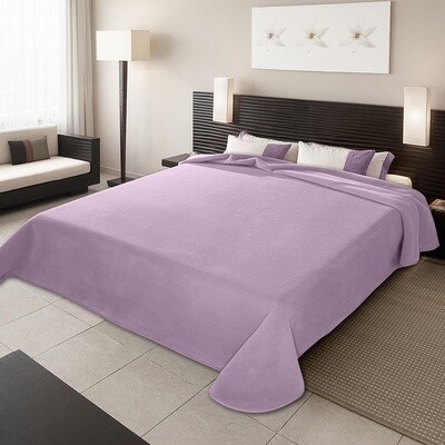 Κουβέρτα Βελουτέ Υπέρδιπλη Iσπανίας LIlac (21) - Belpla