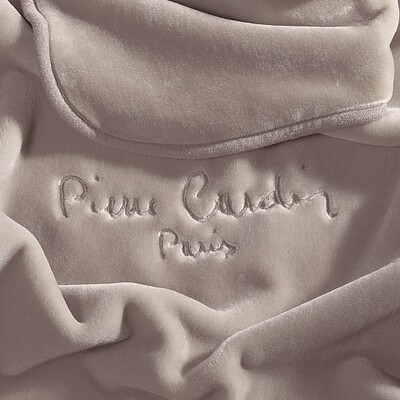 Κουβέρτα Βελουτέ Υπέρδιπλη 545 Taupe (55)  - Pierre Cardin