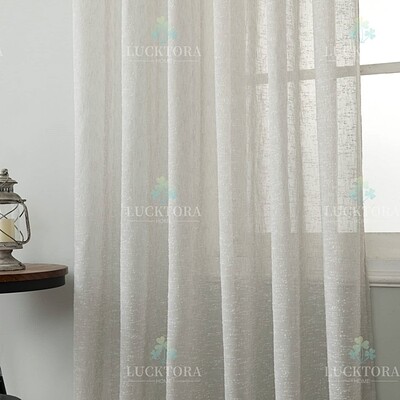 Κουρτίνα με Τρέσα 270Χ290 εκ. 6023-44 Μπεζ/Γκρι