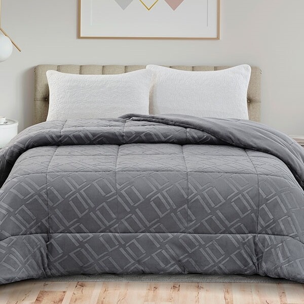 Κουβερτοπάπλωμα Μονό Klelia Light Gray - Sunshine