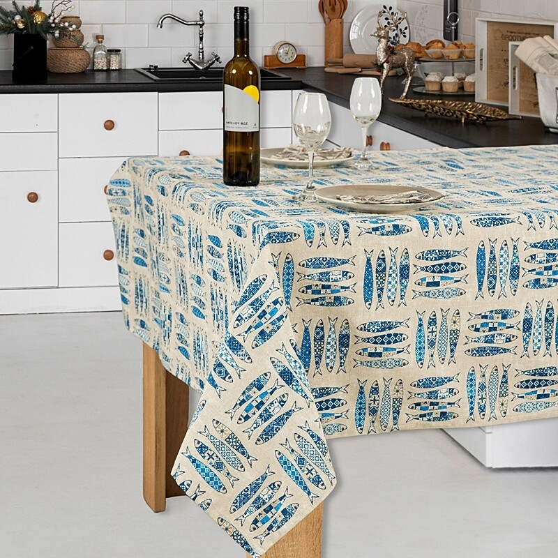 Τραπεζομάντηλο Λονέτα 140Χ180 εκ. Σαρδέλλες - Ilis Home