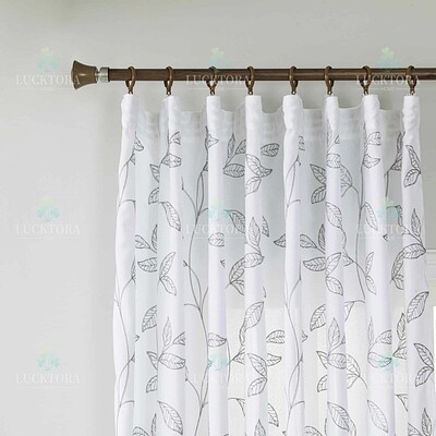 Κουρτίνα με Τρέσα 270Χ280 εκ. 6020-5 Σκούρο Γκρι