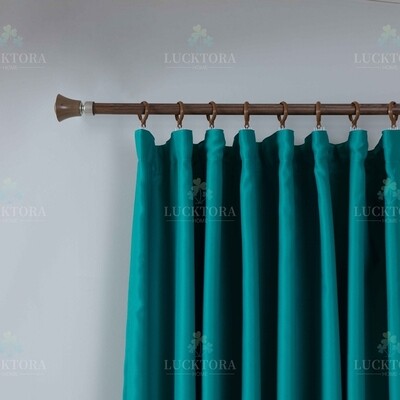 Κουρτίνα με Τρέσα 270Χ275 εκ. 6038-5 Πετρόλ