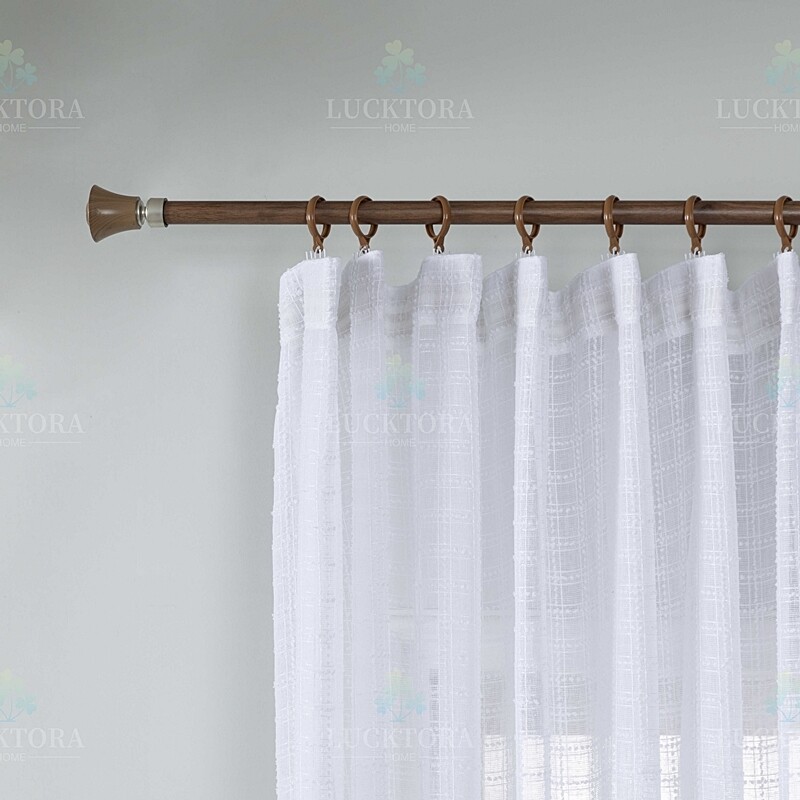 Κουρτίνα με Τρέσα 270Χ280 εκ. 6780-12 Λευκό