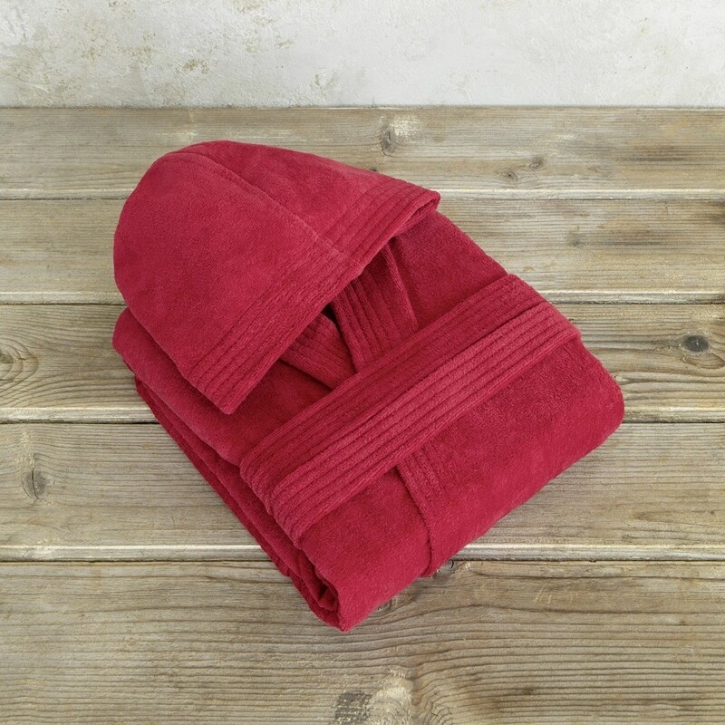Μπουρνούζι Velour Zen Happy Red - Nima Home