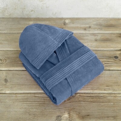 Μπουρνούζι Velour Zen Shadow Blue - Nima Home