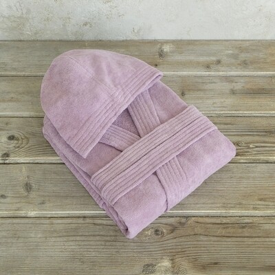 Μπουρνούζι Velour Zen Pale Mauve - Nima Home