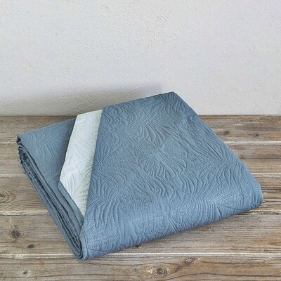 Κουβερλί Υπέρδιπλο Natara Light Gray/Gray Petrol - NIma Home
