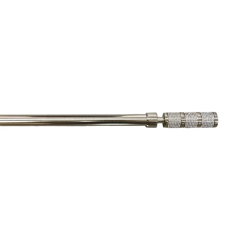 Κουρτινόξυλο Μονό Λεπτό 160 εκ.-300 εκ. 19mm SZ1-19B Ασημί Ματ