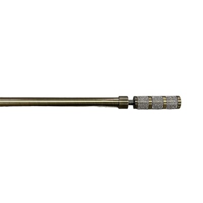 Κουρτινόξυλο Μονό Λεπτό 160 εκ.-300 εκ. 19mm SZ1-19B Χρυσό