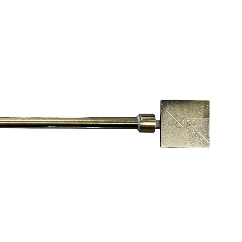 Κουρτινόξυλο Μονό Λεπτό 160 εκ.-300 εκ. 19mm JF1-19B Χρυσό