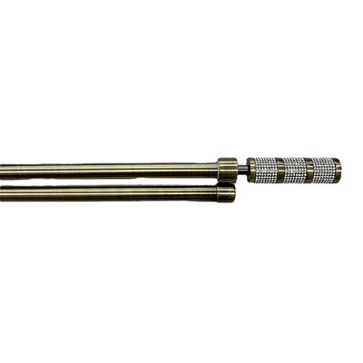 Κουρτινόξυλο Διπλό Λεπτό 160 εκ.-300 εκ. 19mm SZ2-19B Χρυσό