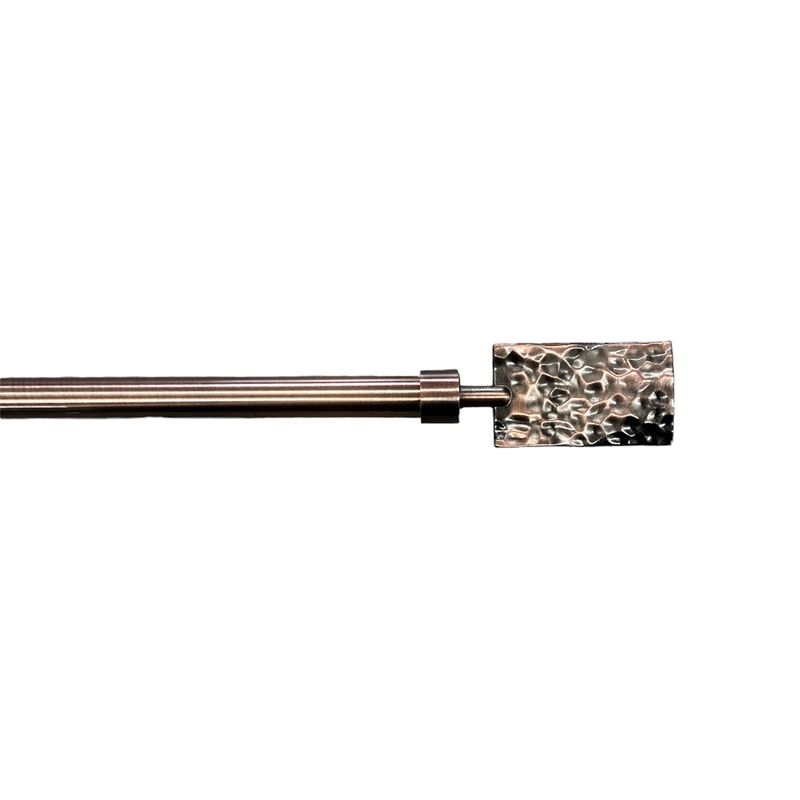 Κουρτινόξυλο Μονό Λεπτό 120 εκ.-200 εκ. 19mm SP1-19S Μπρονζέ