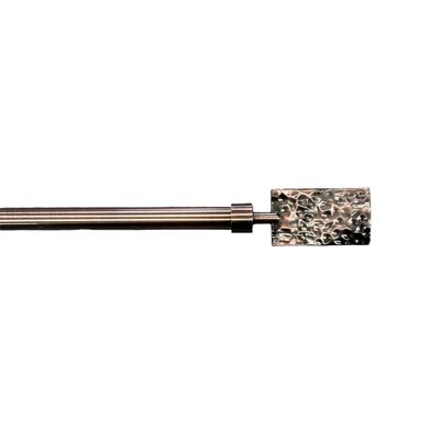 Κουρτινόξυλο Μονό Λεπτό 120 εκ.-200 εκ. 19mm SP1-19S Μπρονζέ