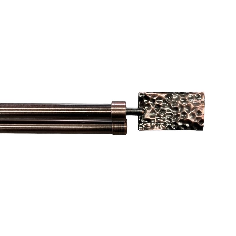 Κουρτινόξυλο Διπλό Λεπτό 160 εκ.-300 εκ. 19mm SP2-19B Μπρονζέ