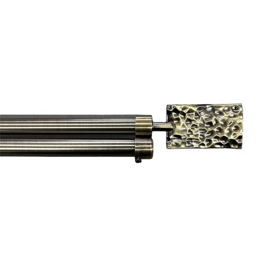 Κουρτινόξυλο Διπλό Λεπτό 120 εκ.-200 εκ. 19mm SP2-19S Χρυσό