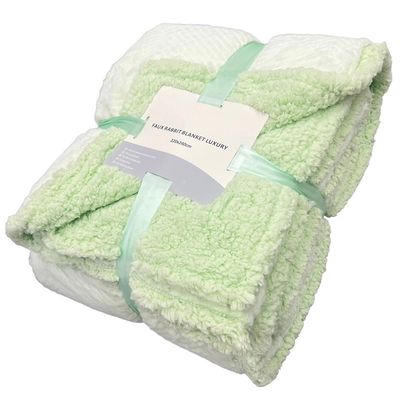 Κουβέρτα Υπέρδιπλη Velour-Sherpa 3kg DES 01 Βεραμάν